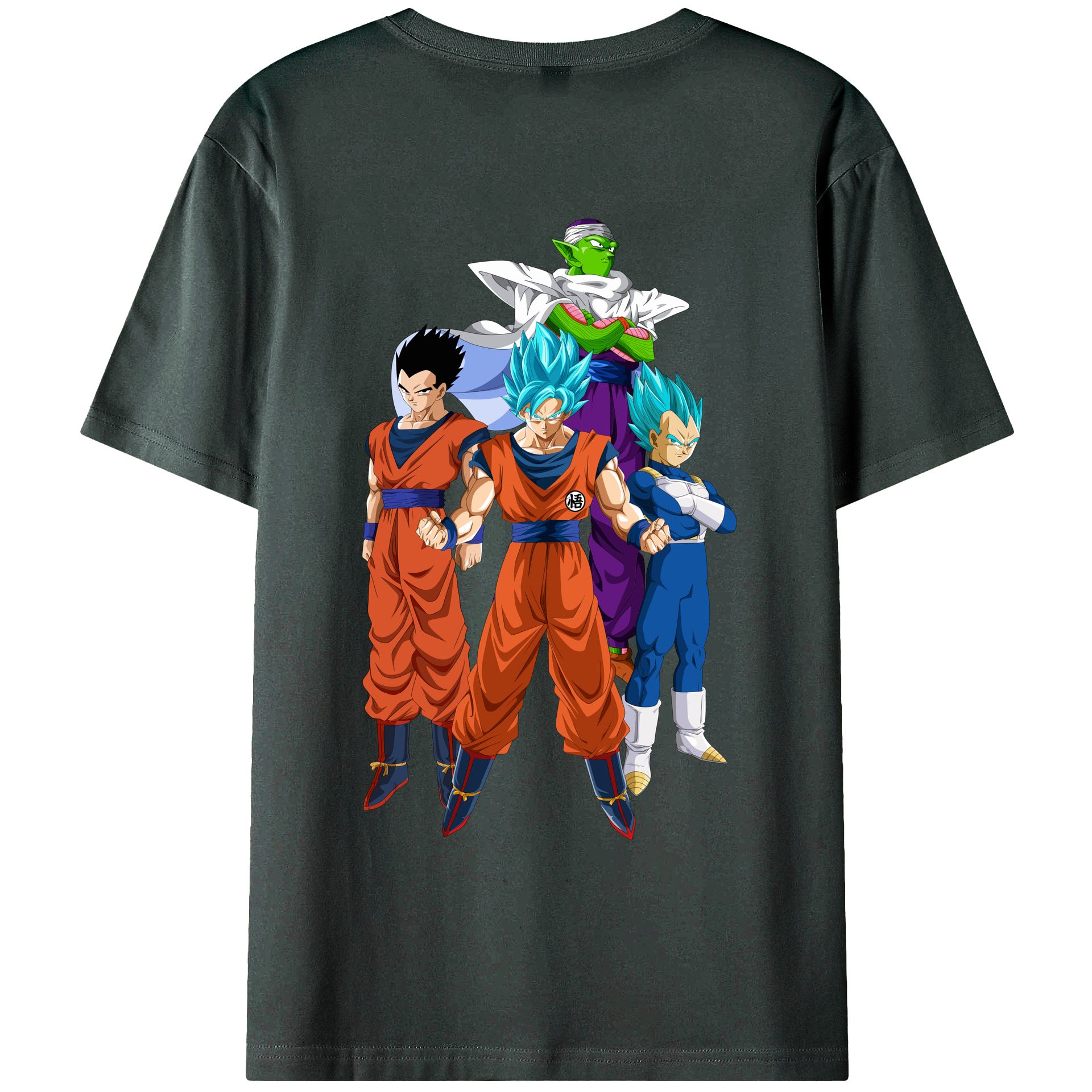 （画像用） ドラゴンボール DRAGON BALL 綿100％ メンズ半袖Tシャツ（バックプリント） 通気性